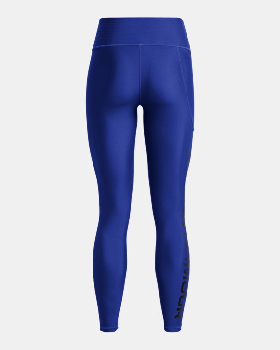 Women's HeatGear® Full-Length Leggings, Blue, pdpMainDesktop image number 5